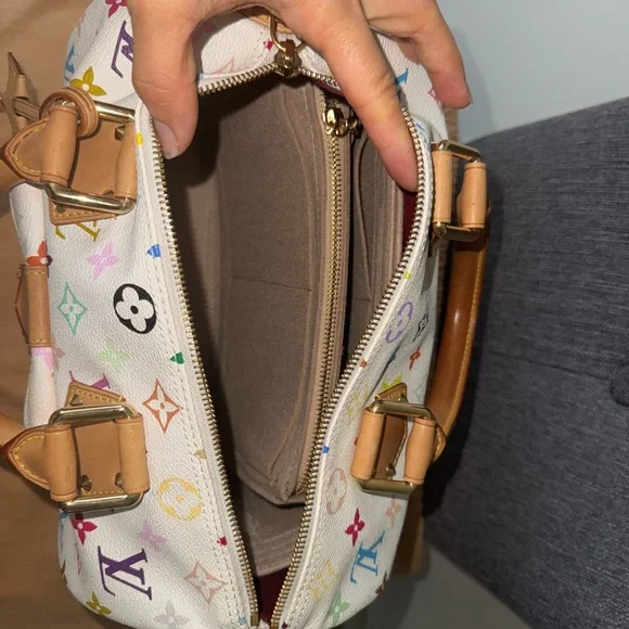 Louis Vuitton x Murakami Multicolor Monogram Speedy 30 Handbag - Picture 13 of 16